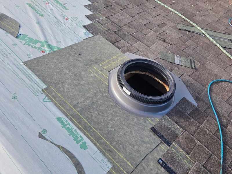 During Install of Sun Tunnel